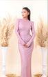 Jula - High Neck with side slit dress